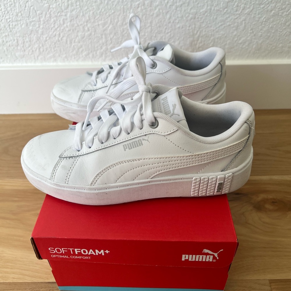 Puma Smash Platform Sneaker White Size 7 Women’s